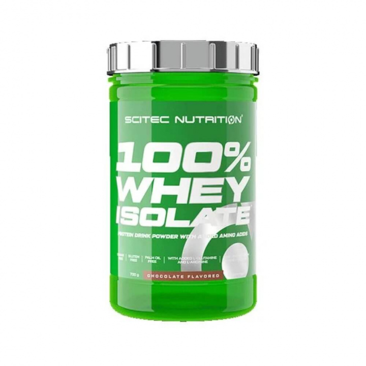 Scitec Nutrition 100% Whey Isolate, 700 g (Chocolate) ryhmässä Ravintolisät & Elintarvikkeet / Proteiinijauhe / Isolaattiproteiini @ Tillskottsbolaget (SCITEC754-3)