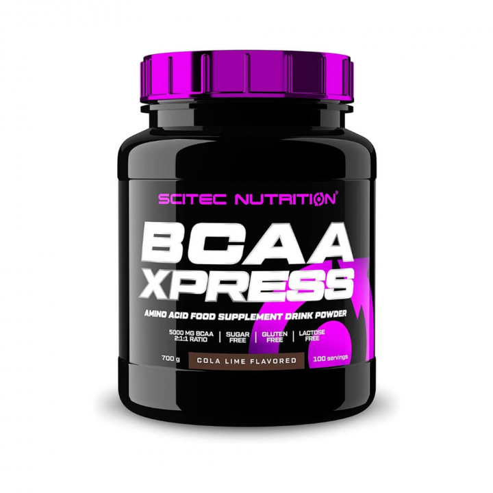 Scitec Nutrition BCAA Xpress, 700 g (Cola-Lime) ryhmässä Ravintolisät & Elintarvikkeet / Aminohapot / BCAA @ Tillskottsbolaget (SCITEC7546CLIME)