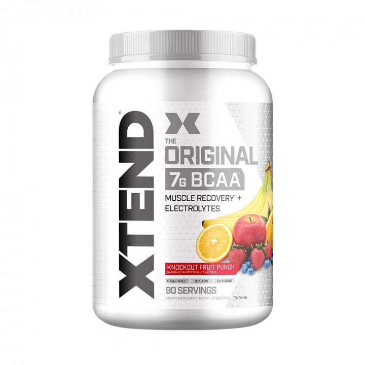 Scivation Xtend BCAA, 90 serveringar (Fruit Punch) ryhmässä Ravintolisät & Elintarvikkeet / Aminohapot / BCAA @ Tillskottsbolaget (SCIVATION001FP)