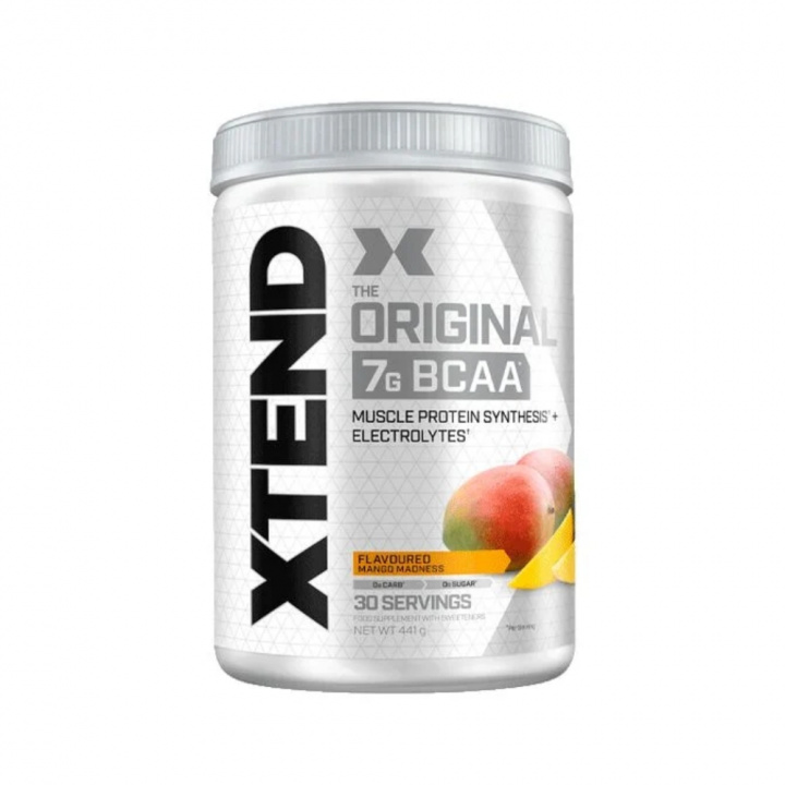 Scivation Xtend BCAA, 30 serveringar (Mango Madness) ryhmässä Ravintolisät & Elintarvikkeet / Aminohapot / BCAA @ Tillskottsbolaget (SCIVATON0010TCG)