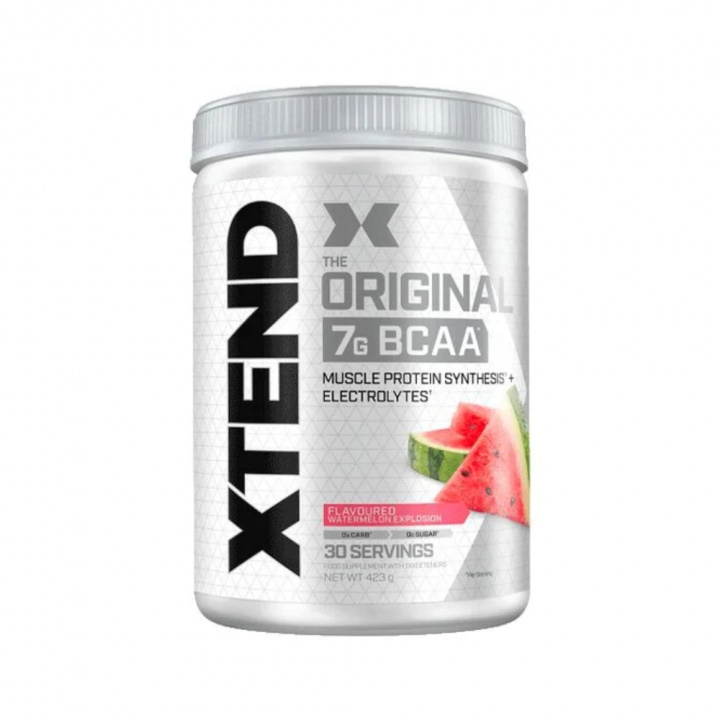 Scivation Xtend BCAA, 30 serveringar (Watermelon Explosion) ryhmässä Ravintolisät & Elintarvikkeet / Aminohapot / BCAA @ Tillskottsbolaget (SCIVATON0010TCK)