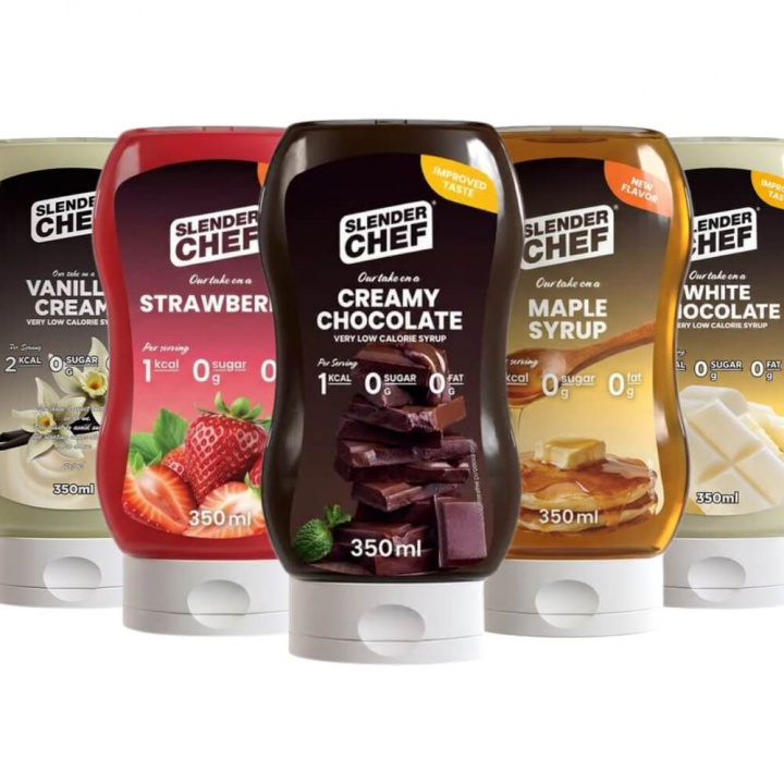 Slender Chef Syrup, 350 ml ryhmässä Ravintolisät & Elintarvikkeet / Elintarvikkeet / Kalorivapaat kastikkeet ja lisukkeet @ Tillskottsbolaget (SLENDERCHEF82947)