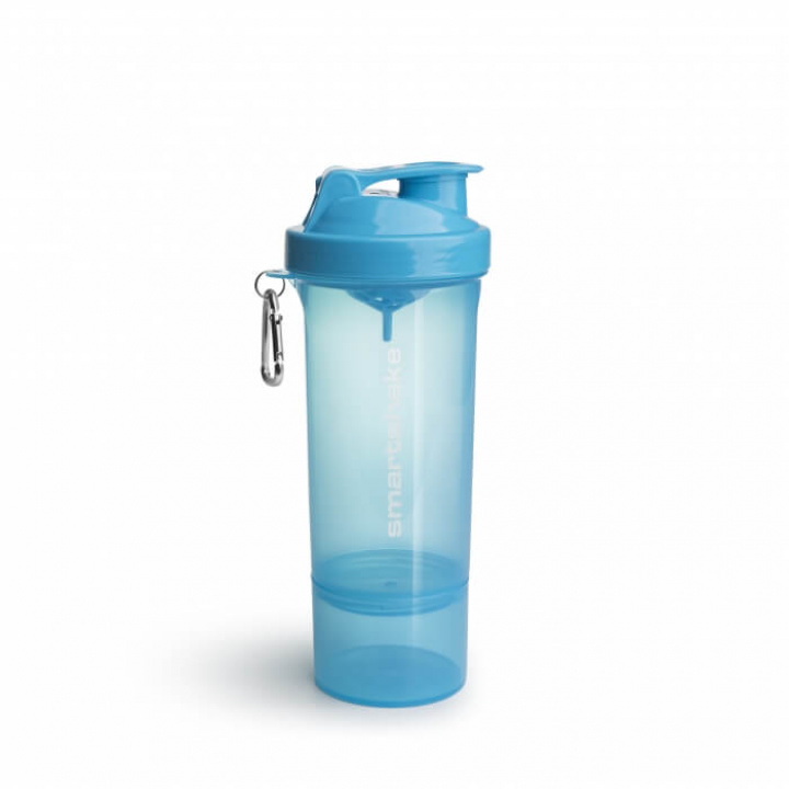 SmartShake Slim, 500 ml (Neon Blue) ryhmässä Treenivälineet / Juomapullot & Shakerit @ Tillskottsbolaget (SMARTSHAKE003-8)