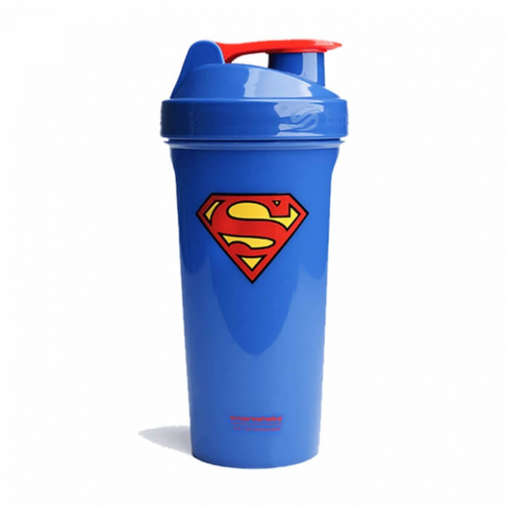 Smartshake DC Comics LITE, 800 ml (Superman) ryhmässä Treenivälineet / Juomapullot & Shakerit @ Tillskottsbolaget (SMARTSHAKE7904-4)