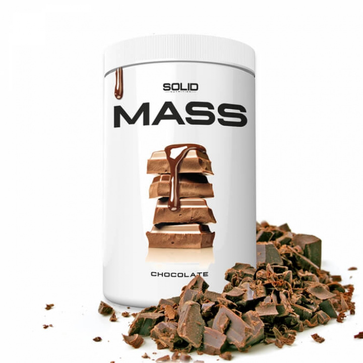 SOLID Nutrition Mass, 1 kg (Chocolate) ryhmässä Teematuotteet / Ruotsalaiset ravintolisät @ Tillskottsbolaget (SOLID010-1)