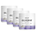 4 x SOLID Nutrition Glycine, 300 g