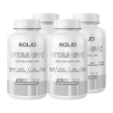 4 x SOLID Nutrition Vitamin C, 90 caps