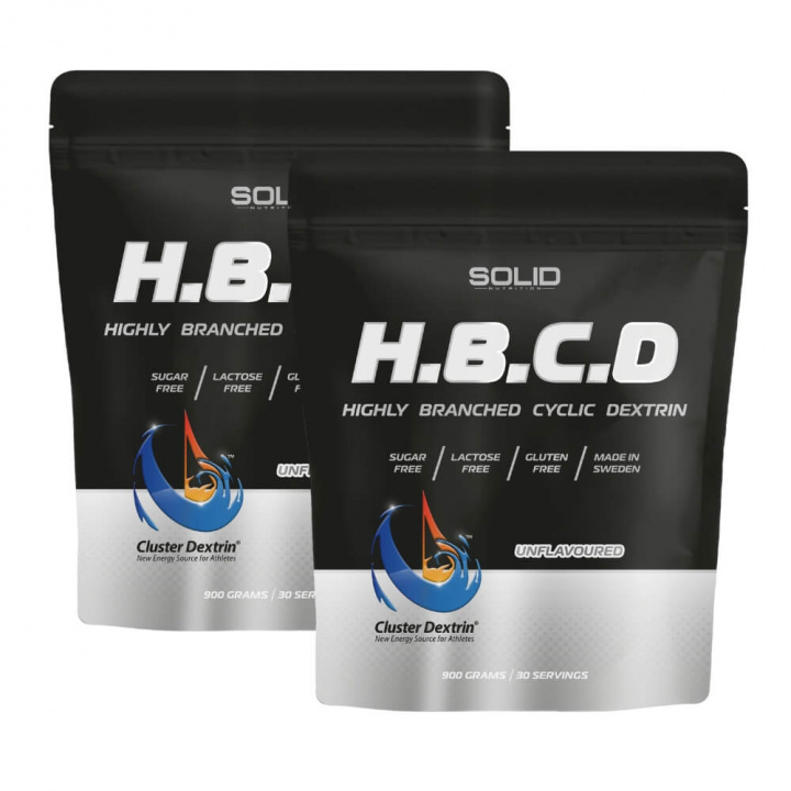 2 x SOLID Nutrition BLACK LINE H.B.C.D, 900 g ryhmässä Ravintolisät & Elintarvikkeet / Hiilihydraatit / Highly Branched Cyclic Dextrin @ Tillskottsbolaget (SOLID657333)