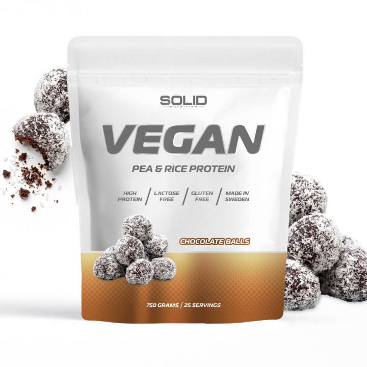 SOLID Nutrition Vegan, 750 g ryhmässä Ravintolisät & Elintarvikkeet / Proteiinijauhe / Isolaattiproteiini @ Tillskottsbolaget (SOLID657433)