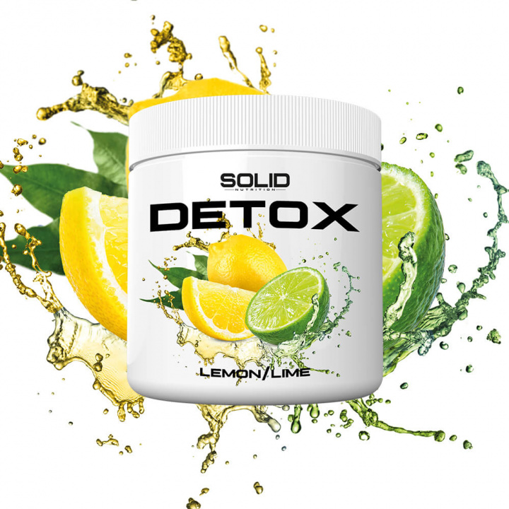 SOLID Nutrition Detox, 360 g (Lemon/Lime) ryhmässä Ravintolisät & Elintarvikkeet / Terveystuotteet / Detox @ Tillskottsbolaget (SOLID67325-1)
