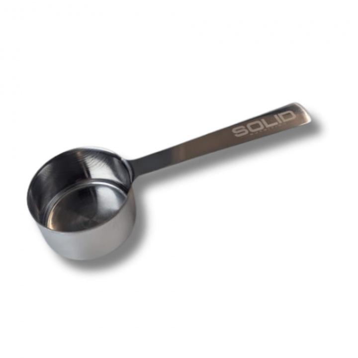 SOLID Nutrition Protein Scoop, stainless steel ryhmässä Treenivälineet / Muut lisävarusteet @ Tillskottsbolaget (SOLID674913)