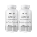 2 x SOLID Nutrition MSM, 150 mega caps