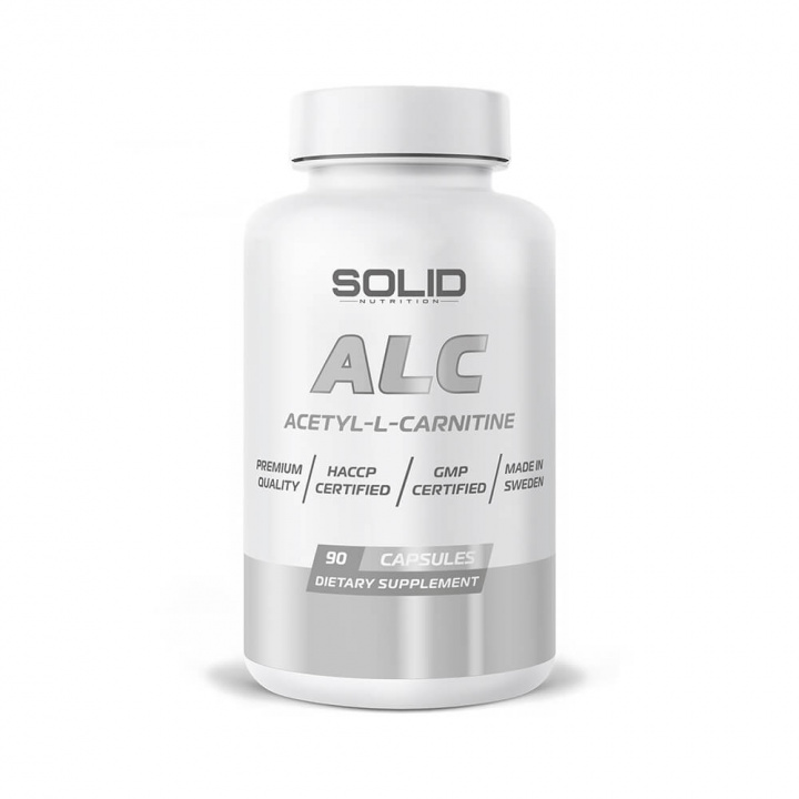 SOLID Nutrition ALC, 90 caps ryhmässä Ravintolisät & Elintarvikkeet / Painonpudotusta / Kofeiiniton Rasvanpolttaja @ Tillskottsbolaget (SOLID7500)