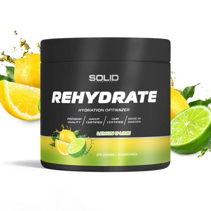 SOLID Nutrition BLACK LINE Rehydrate, 270 g ryhmässä Ravintolisät & Elintarvikkeet / Kivennäisaineet / Elektrolyytit @ Tillskottsbolaget (SOLID75682)