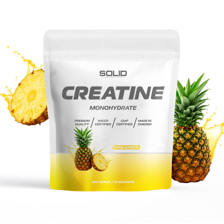 SOLID Nutrition Creatine Monohydrate, 400 g ryhmässä Ravintolisät & Elintarvikkeet / Kreatiini / Kreatiinimonohydraatti @ Tillskottsbolaget (SOLID758433)