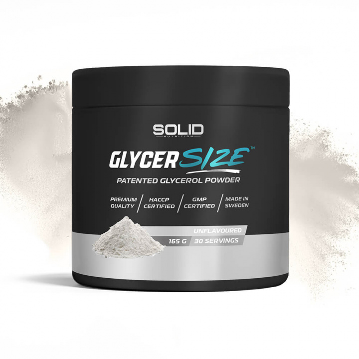 SOLID Nutrition BLACK LINE GlycerSize, 165 g ryhmässä Ravintolisät & Elintarvikkeet / Suorituskyvyn parantajat / Pumppu @ Tillskottsbolaget (SOLID764)