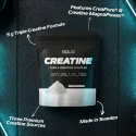 4 x SOLID Nutrition BLACK LINE Creatine, 400 g