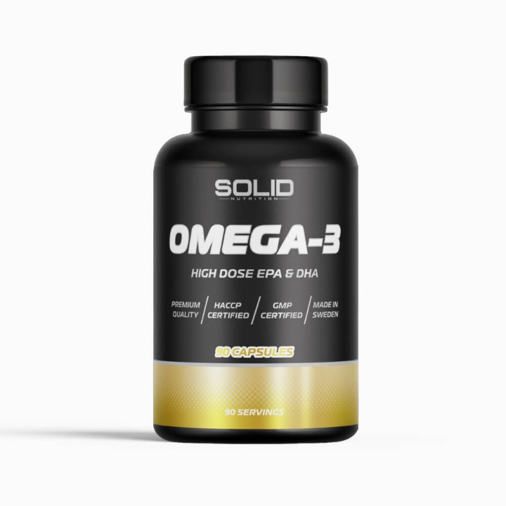 SOLID Nutrition BLACK LINE Omega-3, 90 caps ryhmässä Ravintolisät & Elintarvikkeet / Omega-3 & Rasvahapot / Omega-3 @ Tillskottsbolaget (SOLID76874)
