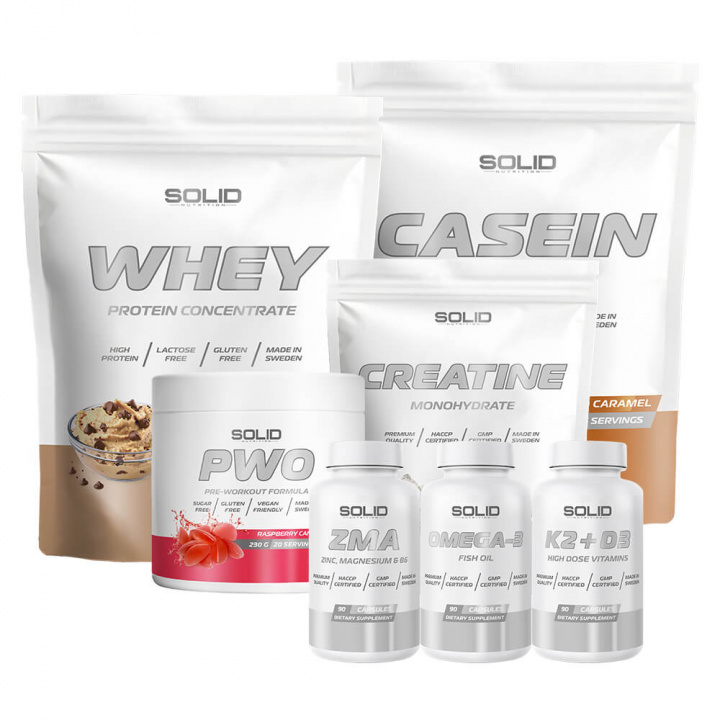 The Base Pack - Advanced ryhmässä Ravintolisät & Elintarvikkeet / Vitamiinit / Vitamiini K2 + D3 @ Tillskottsbolaget (SOLID786467)