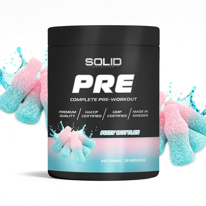 SOLID Nutrition BLACK LINE PRE, 440 g ryhmässä Ravintolisät & Elintarvikkeet / Suorituskyvyn parantajat / Pre-Workout / PWO @ Tillskottsbolaget (SOLID79845)