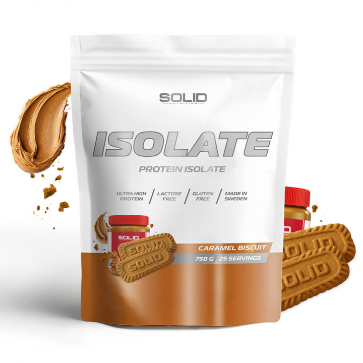 SOLID Nutrition Isolate, 750 g ryhmässä Ravintolisät & Elintarvikkeet / Proteiinijauhe / Isolaattiproteiini @ Tillskottsbolaget (SOLID85001)