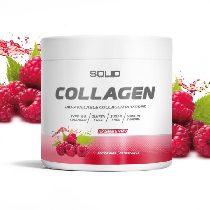 SOLID Nutrition Collagen, 230 g ryhmässä Ravintolisät & Elintarvikkeet / Nivelten terveys / Kollageeni @ Tillskottsbolaget (SOLID8593)