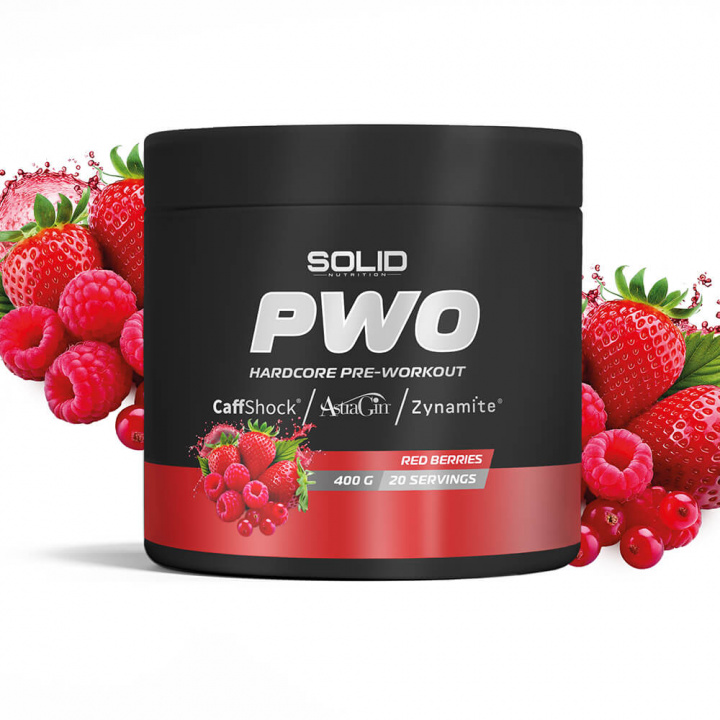SOLID Nutrition BLACK LINE PWO, 400 g ryhmässä Ravintolisät & Elintarvikkeet / Suorituskyvyn parantajat / Pre-Workout / PWO @ Tillskottsbolaget (SOLIDBLACKPWO)