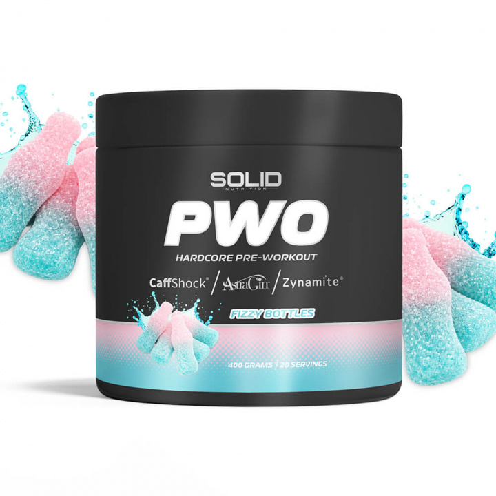 SOLID Nutrition BLACK LINE PWO, 400 g ryhmässä Ravintolisät & Elintarvikkeet / Suorituskyvyn parantajat / Pre-Workout / PWO @ Tillskottsbolaget (SOLIDBLACKPWO)