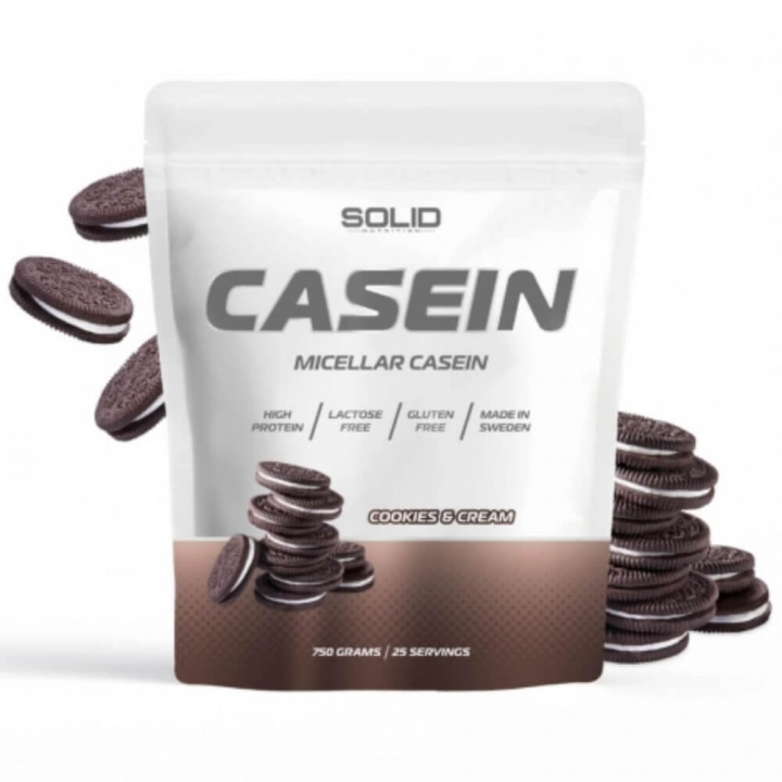 SOLID Nutrition Casein, 750 g ryhmässä ALE! / Loppuunmyynti @ Tillskottsbolaget (SOLIDCASEIN1)