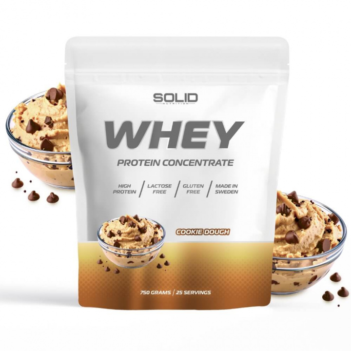 SOLID Nutrition Whey, 750 g ryhmässä Ravintolisät & Elintarvikkeet / Proteiinijauhe / Heraproteiini / Whey protein @ Tillskottsbolaget (SOLIDWHEY)