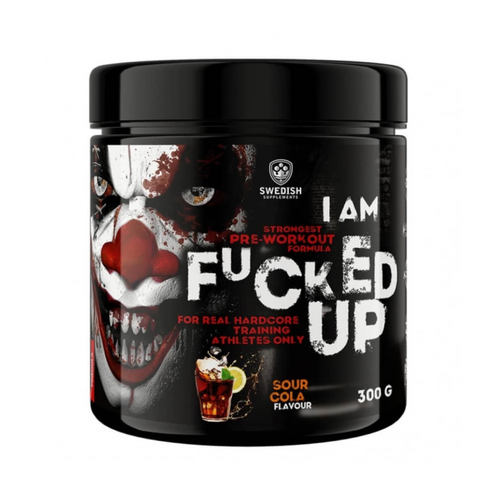 Swedish Supplements Fucked Up Joker Edition, 300 g (Sour Cola) ryhmässä Ravintolisät & Elintarvikkeet / Suorituskyvyn parantajat / Pre-Workout / PWO @ Tillskottsbolaget (SS032SCO)