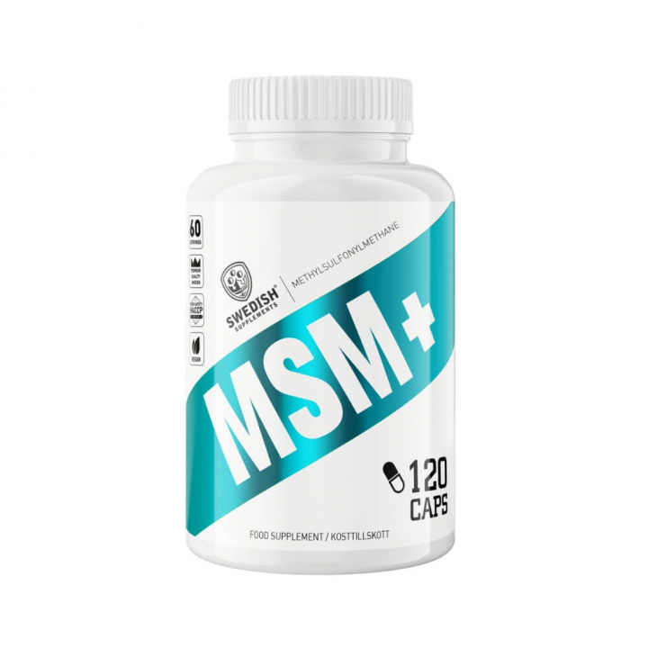 Swedish Supplements MSM+, 120 caps ryhmässä Ravintolisät & Elintarvikkeet / Nivelten terveys / MSM @ Tillskottsbolaget (SS34819)