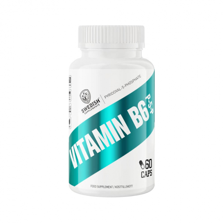 Swedish Supplements Vitamin B6 P-5-P, 60 caps ryhmässä Ravintolisät & Elintarvikkeet / Vitamiinit / B-vitamiini @ Tillskottsbolaget (SS64812)