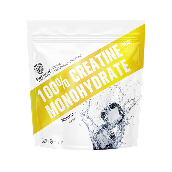 Swedish Supplements Creatine Monohydrate, 500 g ryhmässä Ravintolisät & Elintarvikkeet / Kreatiini / Kreatiinimonohydraatti @ Tillskottsbolaget (SS756834)