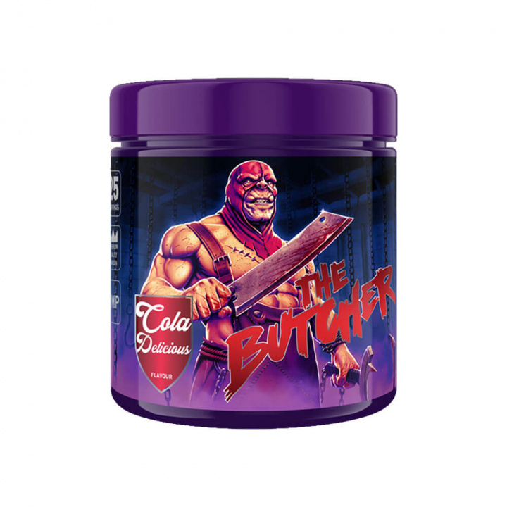 Swedish Supplements The Butcher, 425 g (Cola Delicious) ryhmässä Ravintolisät & Elintarvikkeet / Suorituskyvyn parantajat / Pre-Workout / PWO @ Tillskottsbolaget (SS76845-3)