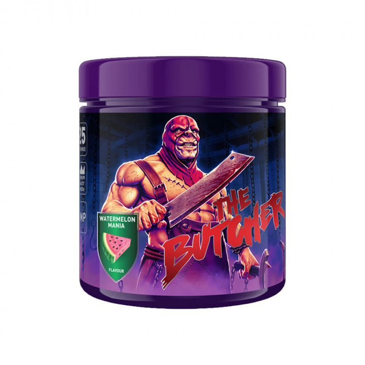 Swedish Supplements The Butcher, 425 g (Watermelon Mania) ryhmässä Ravintolisät & Elintarvikkeet / Suorituskyvyn parantajat / Pre-Workout / PWO @ Tillskottsbolaget (SS76845-4)