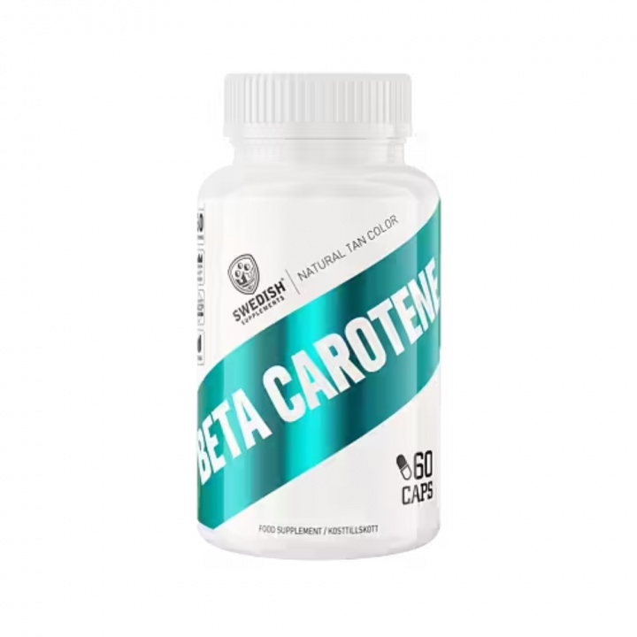 Swedish Supplements Beta Caroten, 60 caps ryhmässä Ravintolisät & Elintarvikkeet / Terveystuotteet / Antioksidantit @ Tillskottsbolaget (SS8542)