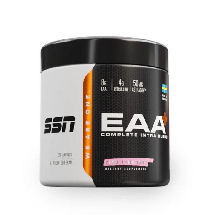 SSN EAA+, 300 g (Pink Lemonade) ryhmässä Ravintolisät & Elintarvikkeet / Aminohapot / EAA @ Tillskottsbolaget (SSN765-2)