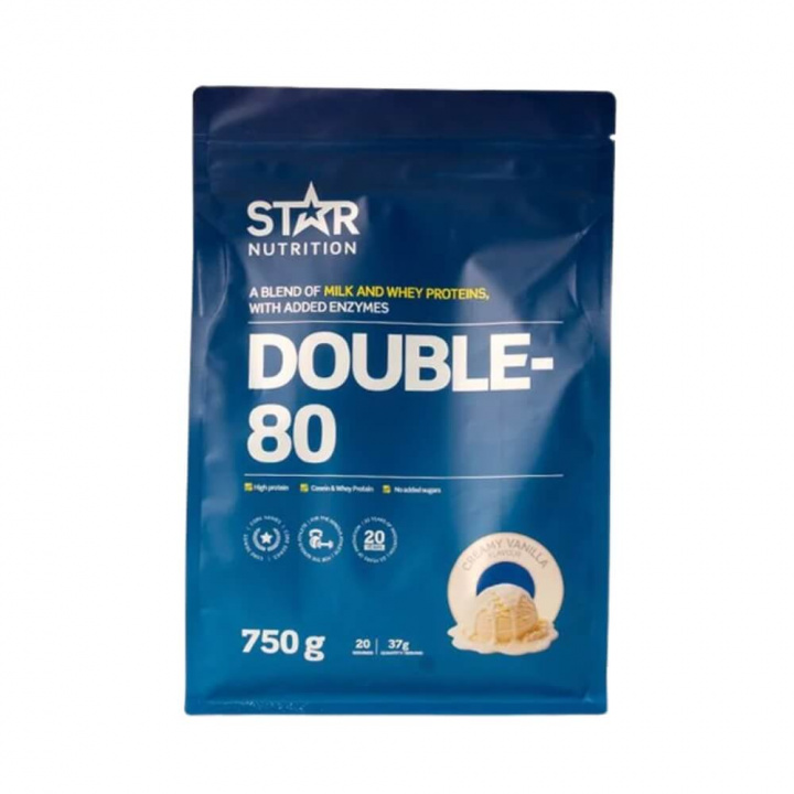 Star Nutrition Double-80, 750 g ryhmässä Teematuotteet / Ruotsalaiset ravintolisät @ Tillskottsbolaget (STAR3047)