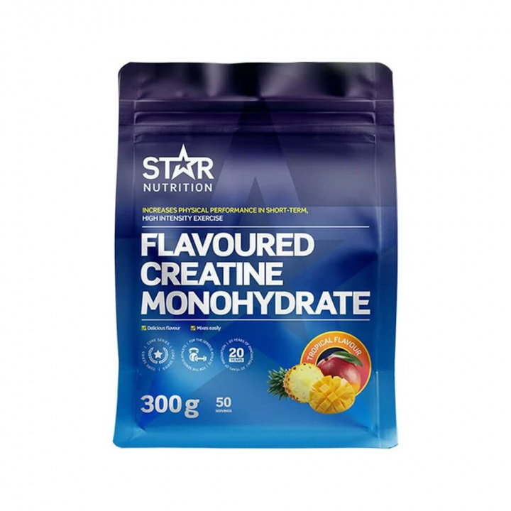 Star Nutrition Flavoured Creatine Monohydrate, 300 g ryhmässä Ravintolisät & Elintarvikkeet / Kreatiini / Kreatiinimonohydraatti @ Tillskottsbolaget (STAR67763)