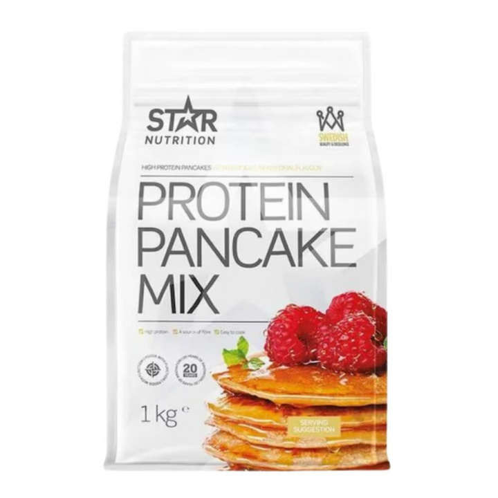 Star Nutrition Protein Pancake Mix, 1 kg ryhmässä Ravintolisät & Elintarvikkeet / Elintarvikkeet / Proteiiniletut @ Tillskottsbolaget (STAR986)