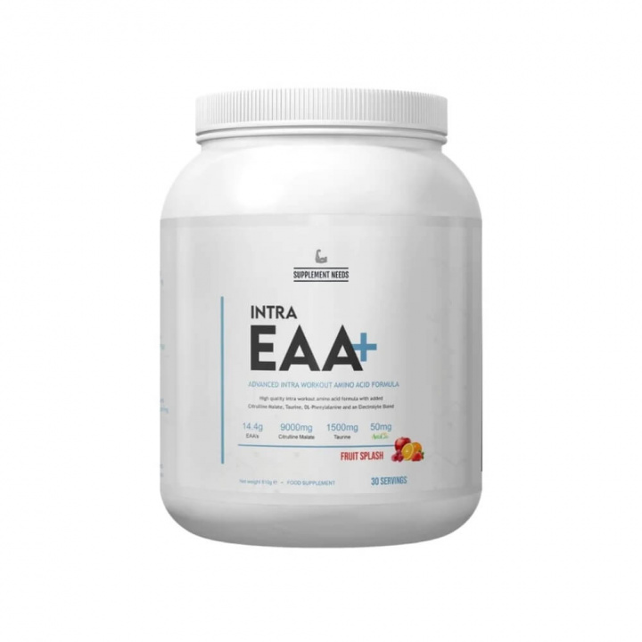 Supplement Needs Intra EAA+, 810 g (Fruit Splash) ryhmässä Ravintolisät & Elintarvikkeet / Aminohapot / EAA @ Tillskottsbolaget (SUPPNEEDS5712-1)