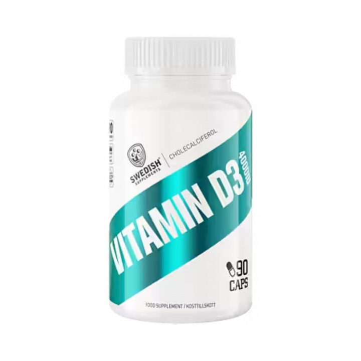Swedish Supplements Vitamin D3 4000IU, 90 caps ryhmässä Ravintolisät & Elintarvikkeet / Terveystuotteet / Immuunijärjestelmä @ Tillskottsbolaget (SWEDISH680900)