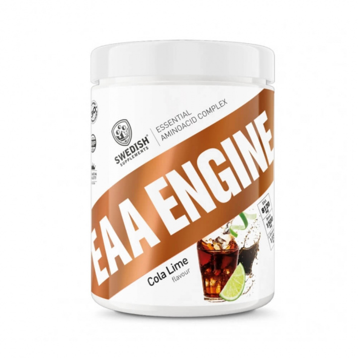 Swedish Supplements EAA Engine, 450 g (Cola Lime) ryhmässä Ravintolisät & Elintarvikkeet / Aminohapot / EAA @ Tillskottsbolaget (SWEDISH843-1)