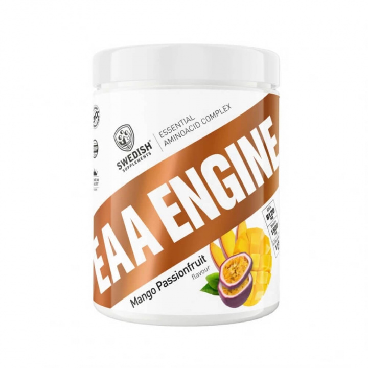 Swedish Supplements EAA Engine, 450 g (Mango Passionfruit) ryhmässä Ravintolisät & Elintarvikkeet / Aminohapot / EAA @ Tillskottsbolaget (SWEDISH843-2)