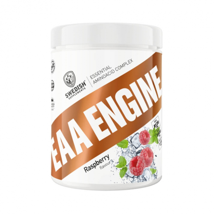 Swedish Supplements EAA Engine, 450 g (Raspberry) ryhmässä Ravintolisät & Elintarvikkeet / Aminohapot / EAA @ Tillskottsbolaget (SWEDISH843-6)