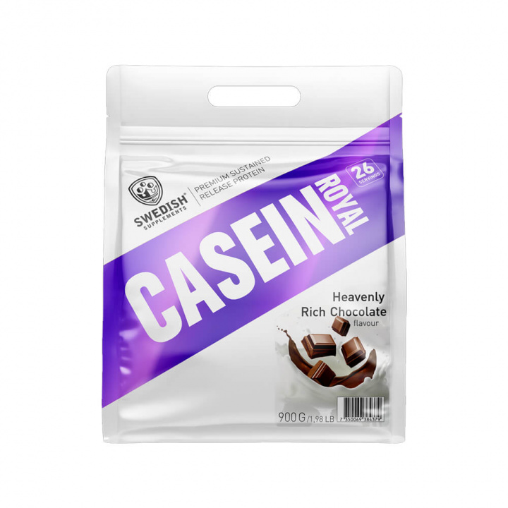 Swedish Supplements Casein Royal, 900g (Heavenly Rich Chocolate) ryhmässä Ravintolisät & Elintarvikkeet / Proteiinijauhe / Kaseiiniproteiini @ Tillskottsbolaget (SWEDISH882TBCCO)