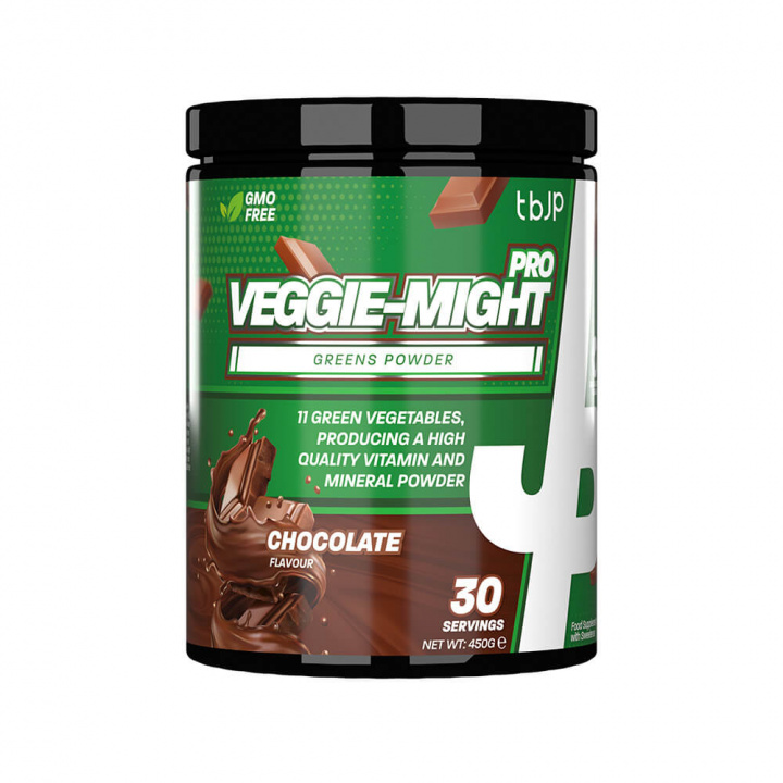 Trained By JP Veggie-Might PRO, 30 serv. ryhmässä Ravintolisät & Elintarvikkeet / Terveystuotteet / Superruoat @ Tillskottsbolaget (TBJP67833)