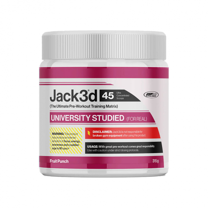 USP Labs Jack3d Advanced, 45 serv. (Fruit Punch) ryhmässä Ravintolisät & Elintarvikkeet / Suorituskyvyn parantajat / Pre-Workout / PWO @ Tillskottsbolaget (USPLABS684-1)