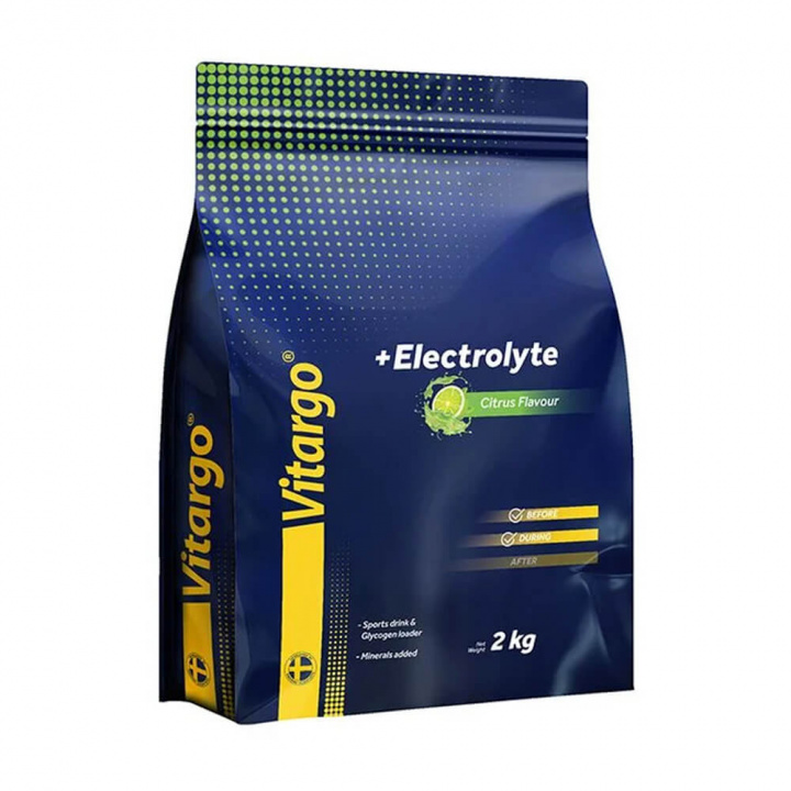 Vitargo Electrolyte, 2 kg (Citrus) ryhmässä Ravintolisät & Elintarvikkeet / Kivennäisaineet / Elektrolyytit @ Tillskottsbolaget (VITARGO463-1)